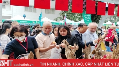 ផលិតផល Ha Tinh ជាង 40 ចូលរួមក្នុងកម្មវិធីមហោស្រពអាហារអន្តរជាតិ