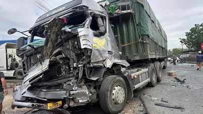 Tai nạn liên hoàn trên quốc lộ 1 đoạn qua Khánh Hòa, 13 người thương vong
