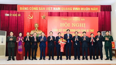 Công bố và trao Quyết định chuẩn y Phó Bí thư Tỉnh ủy Nghệ An