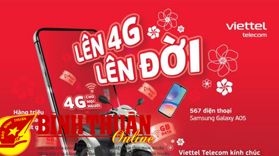 Viettel Bình Thuận khuyến mãi chương trình “Lên 4G