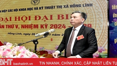 Ông Tôn Quang Ngọc tái cử Chủ tịch Liên hiệp các Hội KH&KT thị xã Hồng Lĩnh