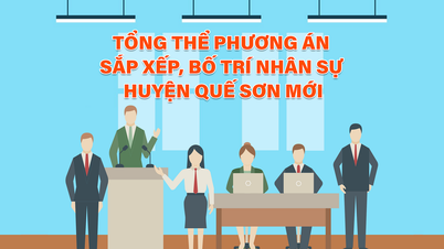 Tổng thể phương án sắp xếp, bố trí nhân sự huyện Quế Sơn mới