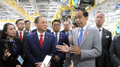Tỉ phú Phạm Nhật Vượng cầm lái đưa Tổng thống Indonesia thăm nhà máy VinFast