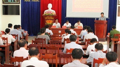 គណៈកម្មាធិការបក្សស្រុក Ninh Phuoc៖ ដាក់ពង្រាយភារកិច្ចសំខាន់ៗក្នុងត្រីមាសទី២