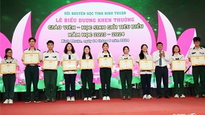 ការសរសើរ និងផ្តល់រង្វាន់ដល់គ្រូបង្រៀន និងសិស្សឆ្នើមក្នុងឆ្នាំសិក្សា ២០២៣-២០២៤