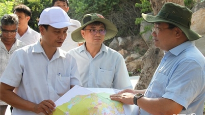 Lãnh đạo UBND tỉnh kiểm tra các dự án tại xã Vĩnh Hải