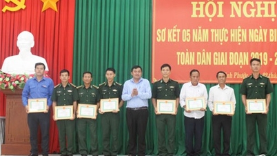 Ninh Phước: Sơ kết 5 năm thực hiện Ngày Biên phòng toàn dân giai đoạn 2019-2024