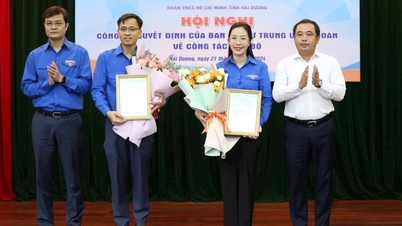 សមមិត្ត Bui Hai Bang កាន់តំណែងជាលេខាសម្ព័ន្ធយុវជនខេត្ត Hai Duong។