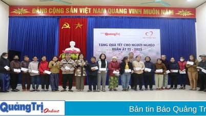 ប្រគល់អំណោយចំនួន ៥៨ របស់កាសែត Quang Tri និងមូលនិធិ Thien Tam ដល់ប្រជាជនទីក្រុង Quang Tri