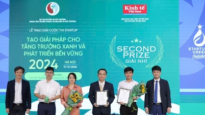 Die Danang University of Technical Education gewann den zweiten Preis im Wettbewerb zur Entwicklung von Lösungen für grünes Wachstum
