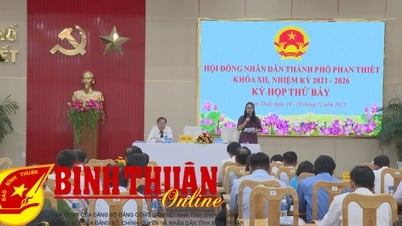 សម័យប្រជុំលើកទី៧ - ក្រុមប្រឹក្សាប្រជាជនទីក្រុង Phan Thiet៖ ៦/៦ គោលដៅសម្រេចបាន និងលើសផែនការ