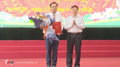 Công bố Quyết định Phó Bí thư Huyện ủy Nghi Lộc