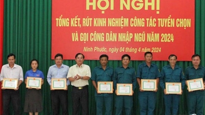 Ninh Phước: Tổng kết công tác tuyển chọn và gọi công dân nhập ngũ năm 2024