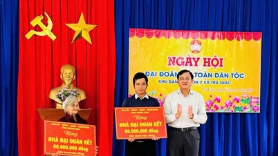 Die Leiter des Organisationskomitees des Parteikomitees der Provinz Quang Nam nahmen am großen Solidaritätsfest mit dem Volk von Ca Dong teil
