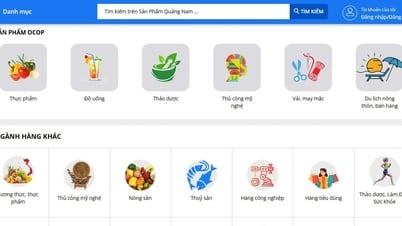 Đưa 600 mặt hàng lên trang sản phẩm của Quảng Nam