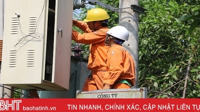អគ្គិសនី Ha Tinh ពង្រឹងដំណោះស្រាយកាត់បន្ថយការបាត់បង់ថាមពល