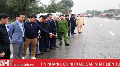 ការ​ជួសជុល​តំបន់​ដែល​រង​ការ​ខូចខាត​លើ​ផ្លូវជាតិ​លេខ​១ កាត់​ក្រុង Ha Tinh ត្រូវ​បញ្ចប់​មុន​ថ្ងៃ​ទី​២៥ ខែ​មករា ឆ្នាំ​២០២៤។