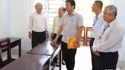 Lãnh đạo UBND tỉnh kiểm tra công tác chuẩn bị kỳ thi tốt nghiệp THPT năm 2024
