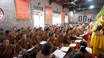 Thousands of Buddhists come to Luu Ly Pagoda to attend the festival