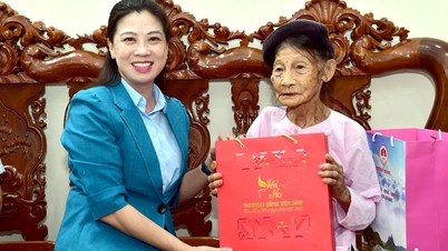 Die ständige stellvertretende Sekretärin des Provinzparteikomitees und Vorsitzende des Provinzvolksrates, Le Thi Kim Dung, besuchte die älteren Menschen in der Stadt Tuyen Quang und überreichte ihnen Geschenke.