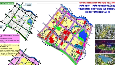 Tam Ky announces planning for housing combined with commercial services in the inner city center area