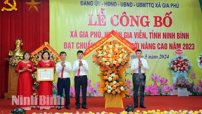 Gia Phú công bố xã đạt chuẩn nông thôn mới nâng cao năm 2023
