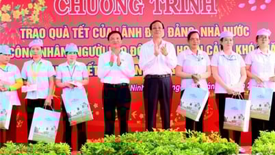 អនុប្រធានរដ្ឋសភា លោក Nguyen Khac Dinh បានអញ្ជើញទៅសួរសុខទុក្ខ និងជូនពរឆ្នាំថ្មីនៅខេត្តរបស់យើង។