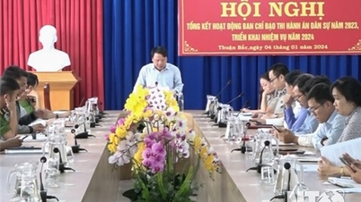 Thuận Bắc: Triển khai công tác thi hành án dân sự năm 2024