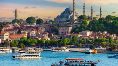 Travel to the only city located between two continents, the most bustling in the world