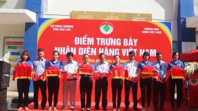 Opening of display point, identifying Vietnamese products