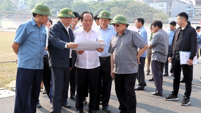 Provincial Party Secretary Tran Quoc Cuong inspects works serving the 70th anniversary of Dien Bien Phu Victory