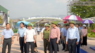 Provincial Party Secretary inspects preparations for the Opening Ceremony of National Tourism Year and Ban Flower Festival 2024