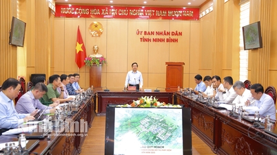 Báo cáo tiến độ thực hiện Đồ án điều chỉnh Quy hoạch chung đô thị Phát Diệm đến năm 2035