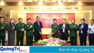 Lãnh đạo tỉnh Quảng Trị thăm, chúc Tết các đơn vị lực lượng vũ trang