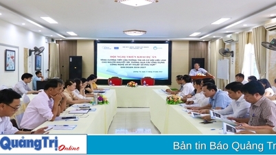 Triển khai các hoạt động hỗ trợ người khuyết tật tiếp cận thông tin và cơ hội việc làm