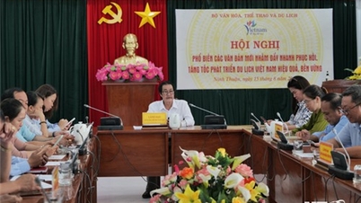 Hội nghị phổ biến một số văn bản mới trong lĩnh vực du lịch