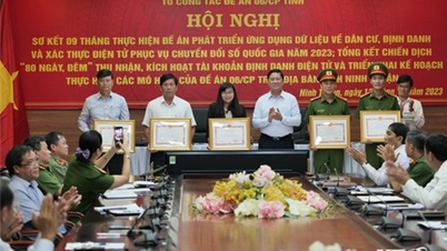 The Provincial People's Committee summarizes 9 months of implementing Project 06 and concludes the "80 days and nights" campaign to collect and activate electronic identification accounts.
