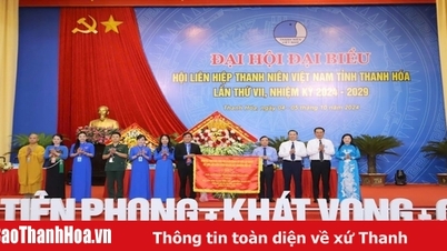 The 7th Congress of Delegates of the Vietnam Youth Union of Thanh Hoa province, term 2024-2029, was a great success.