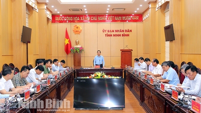 Họp Ban Chỉ đạo triển khai thực hiện Dự án đầu tư xây dựng tuyến đường bộ cao tốc Ninh Bình Hải Phòng và Dự án mở rộng đường bộ cao tốc Cao Bồ Mai Sơn