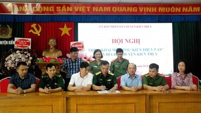 Các cơ quan, đơn vị ký cam kết phối hợp triển khai mô hình “Kiến Thụy 5 An”