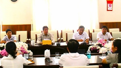 Họp nghe báo cáo công tác chuẩn bị Hội thi Dân vận chính quyền năm 2023