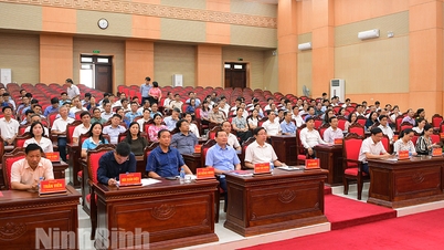 គណៈកម្មាធិការបក្សស្រុក Kim Son Nho Quan សង្ខេបរយៈពេល ១០ ឆ្នាំនៃការអនុវត្តសេចក្តីសម្រេចចិត្តលេខ ៣៣ NQ TW របស់គណៈកម្មាធិការមជ្ឈិមបក្ស