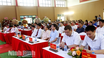 Lễ công bố xã Ninh Tiến đạt chuẩn nông thôn mới nâng cao năm 2023