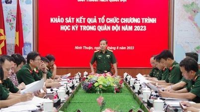 ការស្ទង់មតិលើលទ្ធផលនៃការរៀបចំឆមាសនៅក្នុងជួរកងទ័ពឆ្នាំ 2023