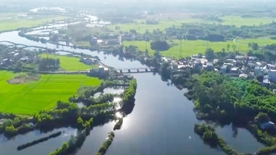 En slingrande sträcka av Betelfloden