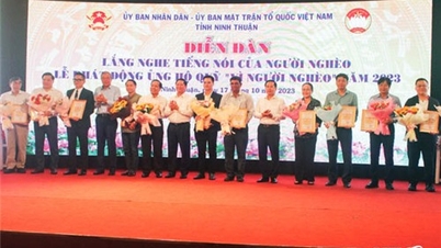Diễn đàn “Lắng nghe tiếng nói của người nghèo” gắn với Lễ phát động ủng hộ Quỹ “Vì người nghèo” năm 2023