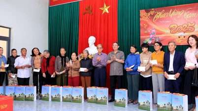 Der stellvertretende Vorsitzende der Nationalversammlung, Nguyen Duc Hai, besuchte die Gemeinde Tam Giang und überreichte dort Tet-Geschenke.