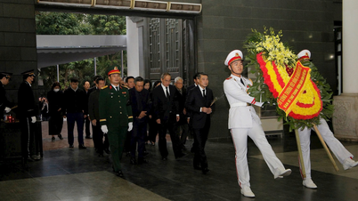 Organisera högtidligt begravningen av kamrat Nguyen Quoc Trieu