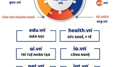 Hà Nội thuộc top những địa phương có số lượng tên miền ".vn" cao nhất