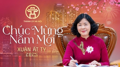 សារជូនពរឆ្នាំថ្មី ឆ្នាំម្សាញ់ 2025 ពីសមមិត្ត Bui Thi Minh Hoai សមាជិកការិយាល័យនយោបាយ លេខាគណៈកម្មាធិការបក្សទីក្រុងហាណូយ ប្រធានគណៈប្រតិភូរដ្ឋសភាទីក្រុងហាណូយ